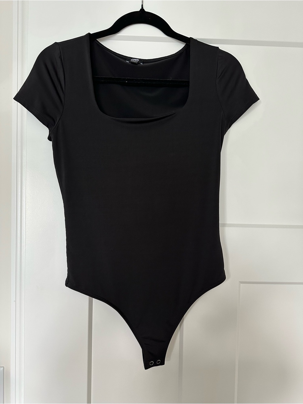 Women’s Express Body Contour Black Bodysuit